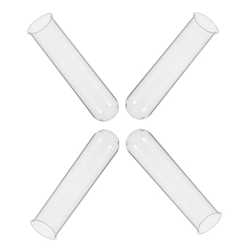 ROMISBABA 4 Stück Hydroponik Reagenzglas Vase für Pflanzenzucht Terrarium Dekorative Glasgefäße für Zuhause Büro Hochzeit Tischdeko von ROMISBABA