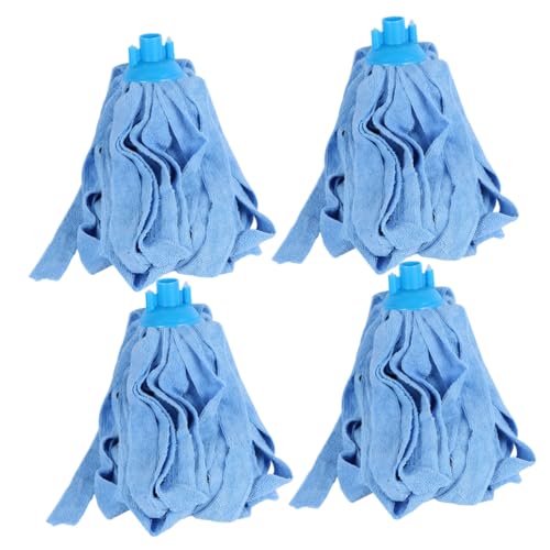 ROMISBABA 4 Stück Mikrofaser Mop Köpfe Ersatzbezüge für Bodenwischer für Holz Fliesen und Marmoroberflächen Blau ROMISBABA 4 Stück Mikrofaser Mop Köpfe Ersatzbezüge für Bodenwischer für Holz Fliesen und Marmoroberflächen Blau von ROMISBABA
