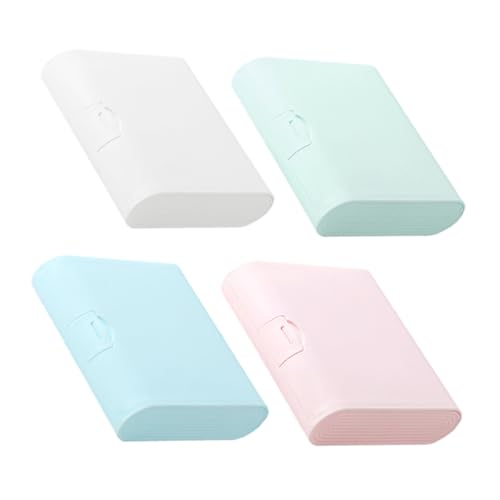 ROMISBABA 4 Stück Teiliges Aufbewahrungsbox für Schmuck und Kabel Tragbarer Organizer Multifunktionale Kleine Box für Ohrhörer Digitale Kabel Schmuck und Hygieneartikel Leicht und Kompakt von ROMISBABA