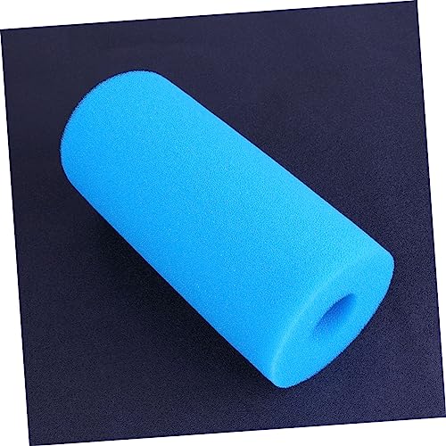 ROMISBABA 4 Stück Teiliges Blauer Schwammfilter für Swimmingpool Wiederverwendbar Waschbar Effiziente Vorfilterung Verbessert Wasserzirkulation Langlebig von ROMISBABA