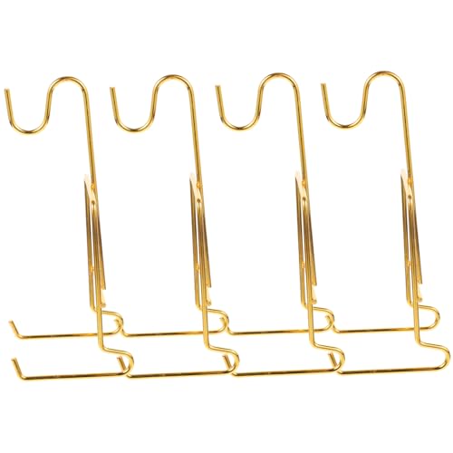 ROMISBABA 4 Stück Teiliges Kaffee Tassen Regal Goldfarbig Multifunktionaler Becherhalter mit Rutschfester Basis Platzsparend für Küchenarbeitsplatte und Schrank Geeignet für Zuhause und ROMISBABA 4 Stück Teiliges Kaffee Tassen Regal Goldfarbig Multifunktionaler Becherhalter mit Rutschfester Basis Platzsparend für Küchenarbeitsplatte und Schrank Geeignet für Zuhause und von ROMISBABA