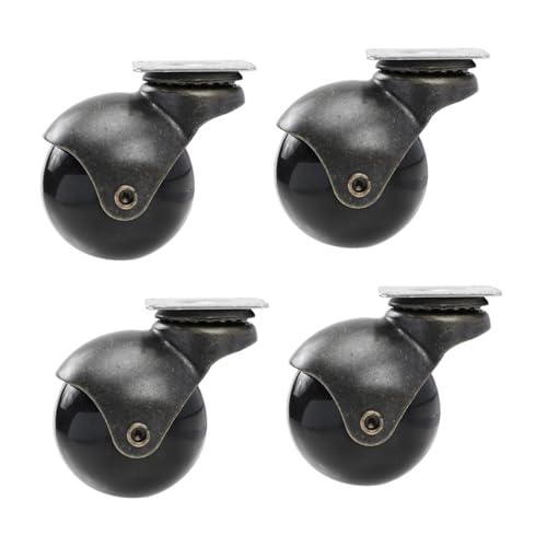 ROMISBABA 4 Stück Teiliges Möbelrollen Antike Kugellager Lenkrollen für Stühle und Tische Drehbar Leise und Markierungsfrei Geeignet für Parkett und Küchenschränke ROMISBABA 4 Stück Teiliges Möbelrollen Antike Kugellager Lenkrollen für Stühle und Tische Drehbar Leise und Markierungsfrei Geeignet für Parkett und Küchenschränke von ROMISBABA