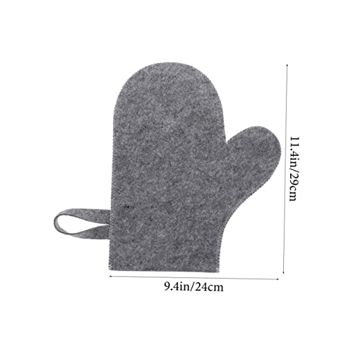 ROMISBABA 4stücke Filz-saunahandschuhe Peeling Badehandschuhe Für Sauna Bequeme Fäustlinge Zum Körperpeeling Und Aufwärmen ROMISBABA 4stücke Filz-saunahandschuhe Peeling Badehandschuhe Für Sauna Bequeme Fäustlinge Zum Körperpeeling Und Aufwärmen von ROMISBABA