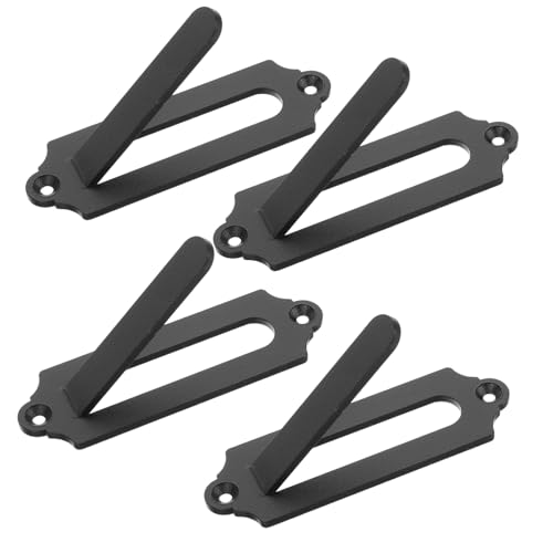 ROMISBABA 4 Stück Teiliges Schädel Wandhalterung aus Premium Robuste Europäische Hirschschädel Aufhänger für Innen und Außen Wetterbeständig Geeignet für Hirsch Bären und Ziegenschädel von ROMISBABA