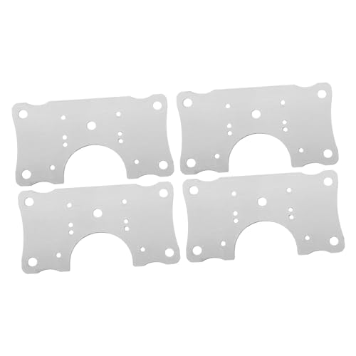 ROMISBABA 4 Stück Teiliges Scharniere Reparaturset aus Türscharnier Reparaturplatten für Küchenschränke Schränke und Möbel Einfache Installation Langlebig und Vielseitig Einsetzbar von ROMISBABA