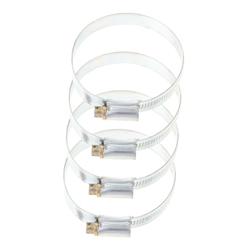 ROMISBABA 4 Stück Teiliges Schlauchschellen set aus Robustem Metall Verstellbare Pool schlauchklemmen Langlebige Befestigung für Wasserschläuche Korrosionsbeständig und Schonend für von ROMISBABA