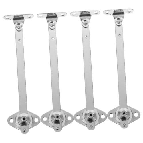 ROMISBABA 4 Stück Teiliges Schrankstützgestänge mit Soft Close Funktion Gasdruckunterstützte Klappdeckel Scharniere Hohe Tragkraft Sichere Dämpfung für Möbel und Küchenschranktüren ROMISBABA 4 Stück Teiliges Schrankstützgestänge mit Soft Close Funktion Gasdruckunterstützte Klappdeckel Scharniere Hohe Tragkraft Sichere Dämpfung für Möbel und Küchenschranktüren von ROMISBABA
