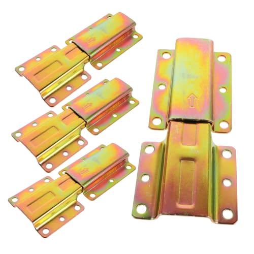 ROMISBABA 4 Stück Teiliges Sofa Steckverbinder aus Robustem mit Schraublöchern Goldfarbene Möbelverbinder für Verschieben und Stabile Verbindung von Sofas und Sitzmöbeln ROMISBABA 4 Stück Teiliges Sofa Steckverbinder aus Robustem mit Schraublöchern Goldfarbene Möbelverbinder für Verschieben und Stabile Verbindung von Sofas und Sitzmöbeln von ROMISBABA