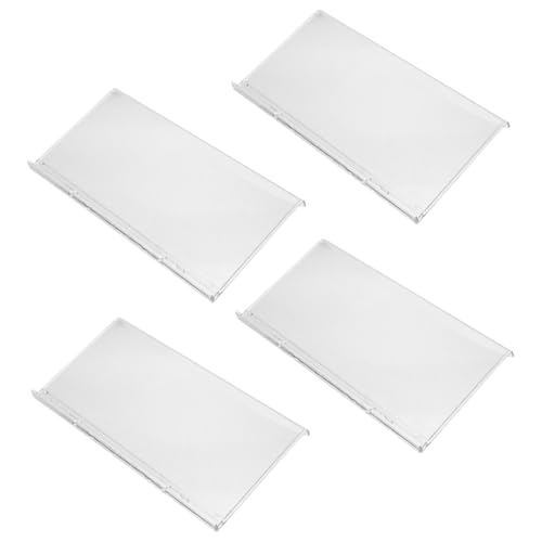 ROMISBABA 4 Stück Teiliges Transparentes Slatwall Schuhregal aus Robustem Kunststoff Platzsparend und Vielseitig zur Wandmontage für Schuhpräsentation im Laden Hause ROMISBABA 4 Stück Teiliges Transparentes Slatwall Schuhregal aus Robustem Kunststoff Platzsparend und Vielseitig zur Wandmontage für Schuhpräsentation im Laden Hause von ROMISBABA