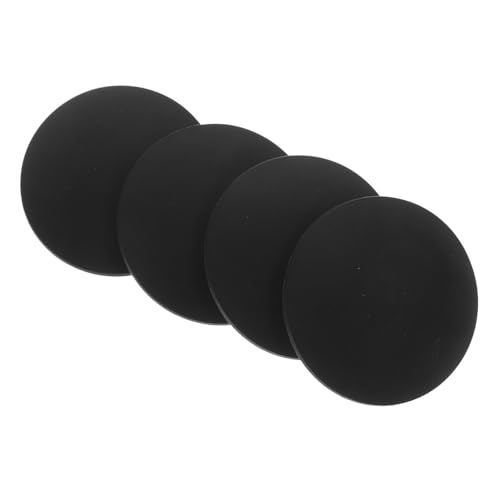 ROMISBABA 4 Stück Türgriff Polster Selbstklebend Flexible Türstopper aus Kunststoff Stoßdämpfend und Schützend für Wände Möbel Schränke und Kühlschrank Leiser Wandschutz für Zuhause von ROMISBABA