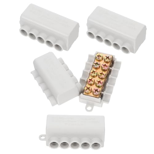 ROMISBABA 4 Stücke Schnellverdrahtung Terminal Block Hohe Strom Elektrische Stecker Universal Kabel Und Draht Anschlüsse Für Industrielle Anwendungen ROMISBABA 4 Stücke Schnellverdrahtung Terminal Block Hohe Strom Elektrische Stecker Universal Kabel Und Draht Anschlüsse Für Industrielle Anwendungen von ROMISBABA