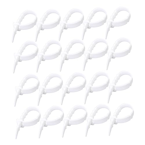 ROMISBABA 40 Stück Teiliges Silikon Kabel Organizer Headphone Wire Holder USB Ladekabel Halterung Kompakt Tragbar für Büro und Zuhause Kabelmanagement Weiß ROMISBABA 40 Stück Teiliges Silikon Kabel Organizer Headphone Wire Holder USB Ladekabel Halterung Kompakt Tragbar für Büro und Zuhause Kabelmanagement Weiß von ROMISBABA