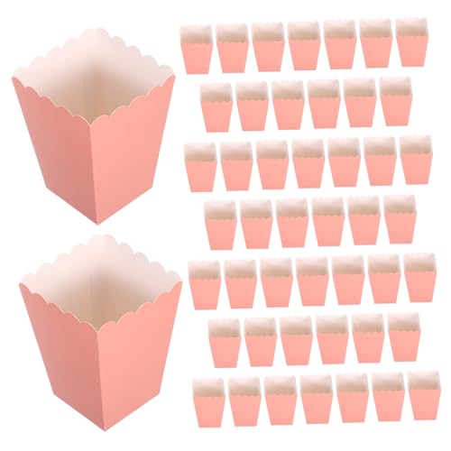 ROMISBABA 48 Stück Popcorn Boxen aus Robustem Faltbare Snackbehälter für Erwachsene Vielseitig für Popcorn Pommes Süßigkeiten Party Filmabend und Themen Events von ROMISBABA