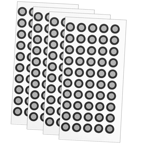 ROMISBABA 4Blätter Reflektierender Markierungspunkt Selbstklebende Folienmarkierung für Scanner Hochreflektierende Tear Resistant Aufkleber für Präzises Scannen Lichtarmen ROMISBABA 4Blätter Reflektierender Markierungspunkt Selbstklebende Folienmarkierung für Scanner Hochreflektierende Tear Resistant Aufkleber für Präzises Scannen Lichtarmen von ROMISBABA