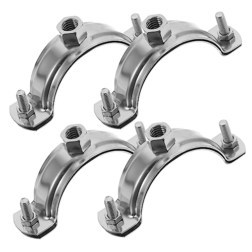 ROMISBABA 4Stücke Rohrklemmen Teilig für Sichere Rohrverbindungen zu Installieren Robust und Vibrationsbeständig für Wasserleitungen ROMISBABA 4Stücke Rohrklemmen Teilig für Sichere Rohrverbindungen zu Installieren Robust und Vibrationsbeständig für Wasserleitungen von ROMISBABA