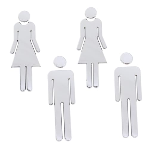 ROMISBABA 4Stücke Toiletten Selbstklebend Hohe Waschraum für Frauen Männer Praktische Wc Kennzeichnung für Badezimmer Toiletten Langlebig ROMISBABA 4Stücke Toiletten Selbstklebend Hohe Waschraum für Frauen Männer Praktische Wc Kennzeichnung für Badezimmer Toiletten Langlebig von ROMISBABA