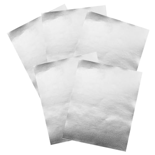 ROMISBABA 5 Blätter Aluminium Reparatur Patches Hitzebeständig Öl und Wasserfest Nahtlose Dichtungsfolie für Töpfe Pfannen Eimer und Rohre Einfache Anwendung ohne Werkzeug von ROMISBABA