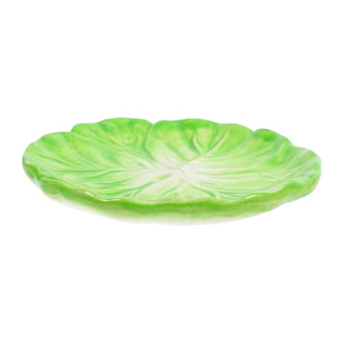 ROMISBABA 5 Stück Keramikteller Kohlform Kreativer Servierteller für Snacks Dessert und Obst Spülmaschinenfest Haushaltsgeschirr für Salate und Kalte oder Warme Speisen ROMISBABA 5 Stück Keramikteller Kohlform Kreativer Servierteller für Snacks Dessert und Obst Spülmaschinenfest Haushaltsgeschirr für Salate und Kalte oder Warme Speisen von ROMISBABA