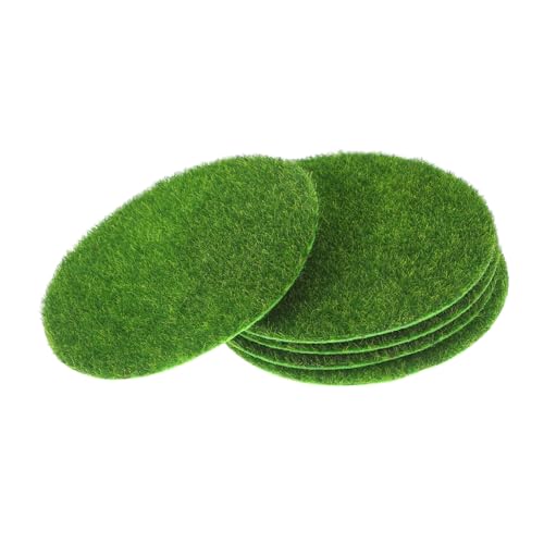 ROMISBABA 5 Stück Künstliches Moos Teiliges Realistisch Wirkendes Miniatur Grasmatte für Basteln und Garten Deko Pflegeleichtes Dekomoos für Feine Landschaft Rund für DIY Projekte ROMISBABA 5 Stück Künstliches Moos Teiliges Realistisch Wirkendes Miniatur Grasmatte für Basteln und Garten Deko Pflegeleichtes Dekomoos für Feine Landschaft Rund für DIY Projekte von ROMISBABA