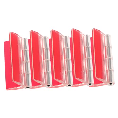 ROMISBABA 5 Stück Selbstklebende Acrylscharniere Transparent Klavierscharniere DIY Möbel Ersatz Scharniere für Boxen Aquarium Glasdeckel ROMISBABA 5 Stück Selbstklebende Acrylscharniere Transparent Klavierscharniere DIY Möbel Ersatz Scharniere für Boxen Aquarium Glasdeckel von ROMISBABA