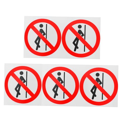 ROMISBABA 5 Stück Sicherheitsaufkleber No Leaning Warnschild Selbstklebend Wetterfest Klare Warnfarben Geeignet für Glatte Oberflächen für Werkstätten Lager und Industriebereiche ROMISBABA 5 Stück Sicherheitsaufkleber No Leaning Warnschild Selbstklebend Wetterfest Klare Warnfarben Geeignet für Glatte Oberflächen für Werkstätten Lager und Industriebereiche von ROMISBABA