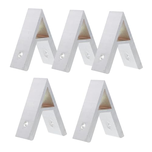 ROMISBABA 5 Stück Teiliges Aluminium profil Eckhalter Aluminiumlegierung Robust Korrosionsbeständig für Cnc Router Drucker Robotik Maschinenschutz Innen Außenbereich von ROMISBABA