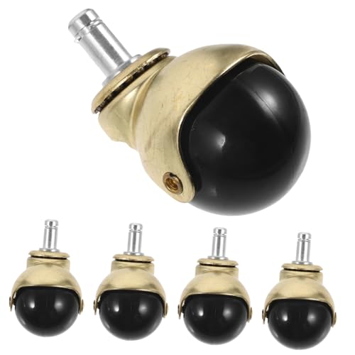 ROMISBABA 5 Stück Teiliges Goldene Kugel lenkrollen aus PP und Edelstahl Robuste Möbelrollen für Bürostühle Kleine Möbel Einfache Installation Hohe Tragfähigkeit Geräuscharm Einsetzbar ROMISBABA 5 Stück Teiliges Goldene Kugel lenkrollen aus PP und Edelstahl Robuste Möbelrollen für Bürostühle Kleine Möbel Einfache Installation Hohe Tragfähigkeit Geräuscharm Einsetzbar von ROMISBABA