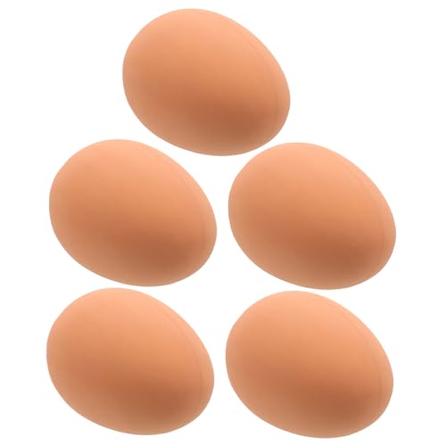 ROMISBABA 5 Stück Teiliges Hundespielzeug aus Elastischem Naturkautschuk Interaktives Kauspielzeug mit Realistischer Ei Form Springend und Robust Geeignet für Kleine Hunde Bewegung und ROMISBABA 5 Stück Teiliges Hundespielzeug aus Elastischem Naturkautschuk Interaktives Kauspielzeug mit Realistischer Ei Form Springend und Robust Geeignet für Kleine Hunde Bewegung und von ROMISBABA