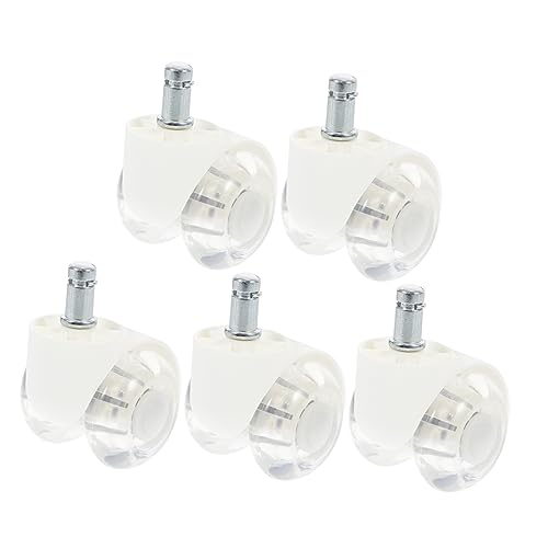 ROMISBABA 5 Stück Teiliges PU Universalrollen für Bürostuhl Drehbare Geräuscharme Möbelrollen Verschleißfest und Belastbar Geeignet für Fliesen und Teppichböden ROMISBABA 5 Stück Teiliges PU Universalrollen für Bürostuhl Drehbare Geräuscharme Möbelrollen Verschleißfest und Belastbar Geeignet für Fliesen und Teppichböden von ROMISBABA