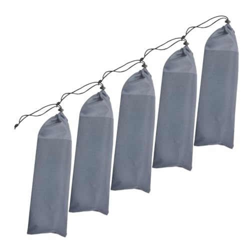 ROMISBABA 5 Stück Teiliges Zeltpflock Aufbewahrungstasche aus Oxford Robuste wasserdichte Outdoor Camping Tasche für Zeltheringe Platzsparend Reißfest für Wildcamping Zubehör ROMISBABA 5 Stück Teiliges Zeltpflock Aufbewahrungstasche aus Oxford Robuste wasserdichte Outdoor Camping Tasche für Zeltheringe Platzsparend Reißfest für Wildcamping Zubehör von ROMISBABA