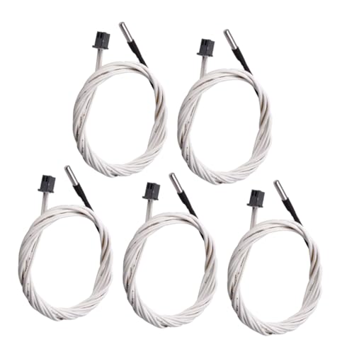 ROMISBABA 5 Stück Thermistorsensor Temperatur 3D-Druckerteile Thermistor für 3D-Drucker 3d drucker zubehör thermischer Widerstand heiße Endteile rostfreies Stahlrohr Weiß ROMISBABA 5 Stück Thermistorsensor Temperatur 3D-Druckerteile Thermistor für 3D-Drucker 3d drucker zubehör thermischer Widerstand heiße Endteile rostfreies Stahlrohr Weiß von ROMISBABA