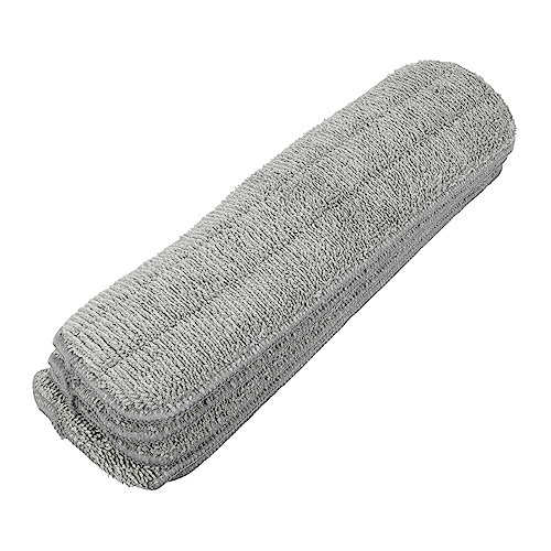 ROMISBABA 5 Stück Waschbare Mikrofaser Wischmopp Pads Wiederverwendbare Reinigungskissen für Fliesen und Steinböden Installieren Geeignet für Mühelose Bodenreinigung von ROMISBABA