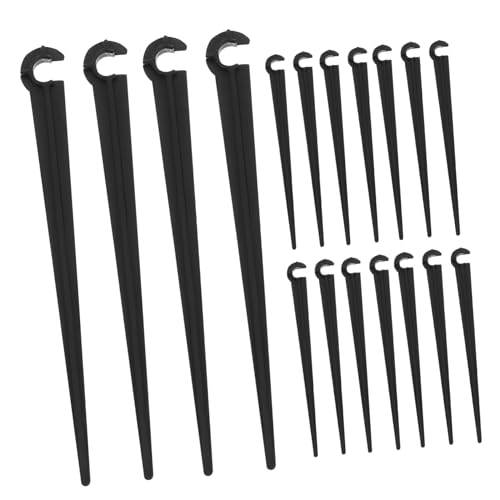 ROMISBABA 50 Stück Bewässerungsstützstangen Bewässerungshalter Robustem Abs für Garten Gewächshaus Landwirtschaft Stabile Bodenstecker für Tropfbewässerungssysteme von ROMISBABA