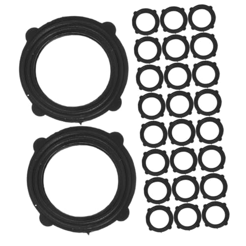 ROMISBABA 50 Stück Gummi O ringe Dichtungen für Gartenschläuche Wasserdichte Schlauchdichtungen Robust und Vielseitig Einfache Installation für Garten Schlauchreparatur und Anschluss von ROMISBABA
