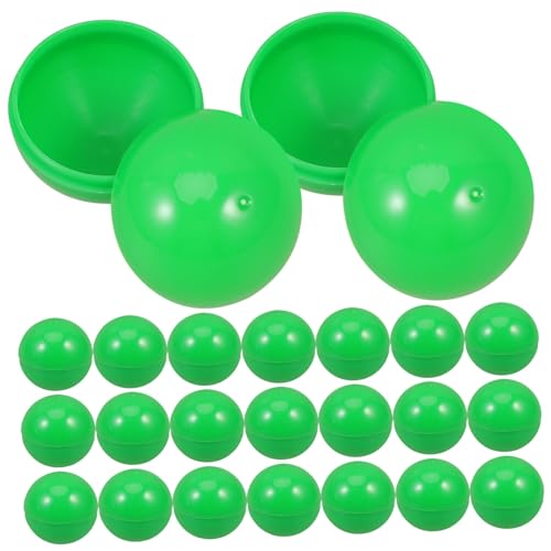 ROMISBABA 50 Stück Öffnbare Lotteriebälle Grün Kunststoff Hohlkugeln Befüllbar für Partyspiele Raffle Event Unterhaltungsspiel Requisiten ROMISBABA 50 Stück Öffnbare Lotteriebälle Grün Kunststoff Hohlkugeln Befüllbar für Partyspiele Raffle Event Unterhaltungsspiel Requisiten von ROMISBABA