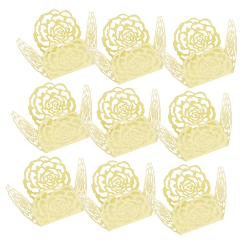 ROMISBABA 50 Stück Pralinen Papierförmchen mit Filigranem Hohlmuster Dekorative Cupcake Muffinförmchen für Hochzeit Party Dessert Vielseitig als Schokoladen Backliner Geeignet ROMISBABA 50 Stück Pralinen Papierförmchen mit Filigranem Hohlmuster Dekorative Cupcake Muffinförmchen für Hochzeit Party Dessert Vielseitig als Schokoladen Backliner Geeignet von ROMISBABA