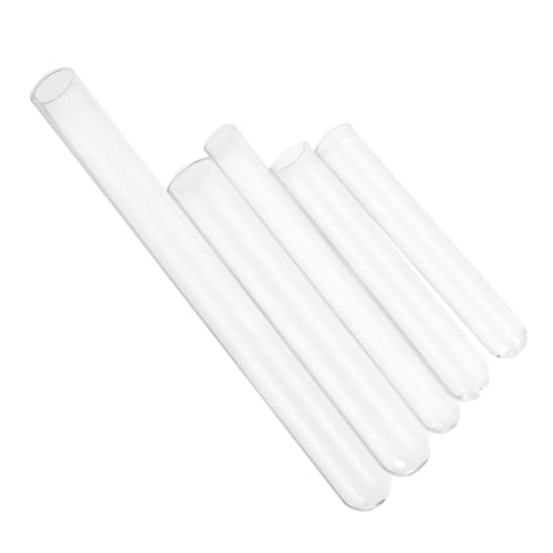 ROMISBABA 50 Stück Teiliges Flacher Transparenter Glas Reagenzgläser aus Hitzebeständigem Material Wiederverwendbar für Labor Wissenschaftliche Experimente DIY Kunstprojekte und ROMISBABA 50 Stück Teiliges Flacher Transparenter Glas Reagenzgläser aus Hitzebeständigem Material Wiederverwendbar für Labor Wissenschaftliche Experimente DIY Kunstprojekte und von ROMISBABA