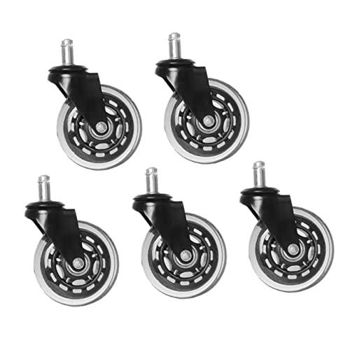 ROMISBABA 5Stücke Bürostuhlrollen Stabile und Leise Caster Räder für Büro und Heimgebrauch mit Stift und Verschleißfest ROMISBABA 5Stücke Bürostuhlrollen Stabile und Leise Caster Räder für Büro und Heimgebrauch mit Stift und Verschleißfest von ROMISBABA