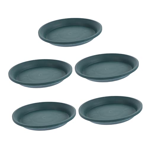 ROMISBABA 5Stücke Wasserspeicher Untersetzer Blumentablett Für Garten Und Stabile Wasserteller Für Innen Und Außenbereich von ROMISBABA