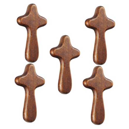 ROMISBABA 5stücke Holzkreuz Teiliges Multifunktionale Dekorative Holz-kreuze Für Religiöse Anlässe Für Schlafzimmer Wohnzimmer Büro Und Kirchen Leicht Handlich Und Stilvoll ROMISBABA 5stücke Holzkreuz Teiliges Multifunktionale Dekorative Holz-kreuze Für Religiöse Anlässe Für Schlafzimmer Wohnzimmer Büro Und Kirchen Leicht Handlich Und Stilvoll von ROMISBABA