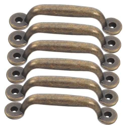 ROMISBABA 6 Stück Antik Bronze Möbelgriffe Minimalistische Schubladenzuggriffe für Küche Schlafzimmer Schrank und Schublade Einfache Montage Langlebige Metallkonstruktion ROMISBABA 6 Stück Antik Bronze Möbelgriffe Minimalistische Schubladenzuggriffe für Küche Schlafzimmer Schrank und Schublade Einfache Montage Langlebige Metallkonstruktion von ROMISBABA