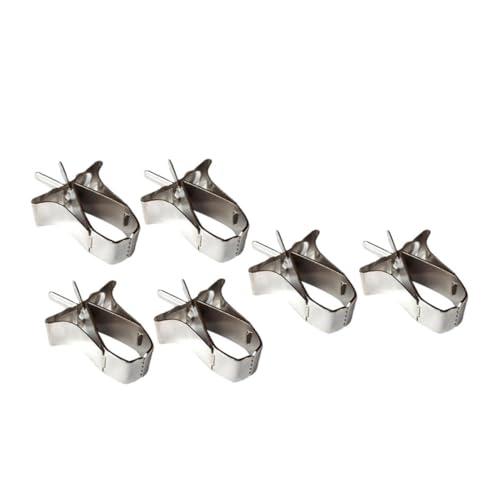 ROMISBABA 6 Stück Edelstahl Lebensmittelklammern Multifunktionale Wiederverwendbare Vogelkäfig Clips für Obst Gemüse und Kleintierfutter Robust und Praktisch für Vogel Kleintierhaltung ROMISBABA 6 Stück Edelstahl Lebensmittelklammern Multifunktionale Wiederverwendbare Vogelkäfig Clips für Obst Gemüse und Kleintierfutter Robust und Praktisch für Vogel Kleintierhaltung von ROMISBABA