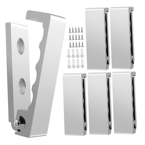 ROMISBABA 6 Stück Faltbare Wandhaken aus Aluminiumlegierung Kratzfreie Garderobenhaken zum Schrauben Robuste Vielseitige Kleider und Rucksackhalter für Zuhause und Büro ROMISBABA 6 Stück Faltbare Wandhaken aus Aluminiumlegierung Kratzfreie Garderobenhaken zum Schrauben Robuste Vielseitige Kleider und Rucksackhalter für Zuhause und Büro von ROMISBABA
