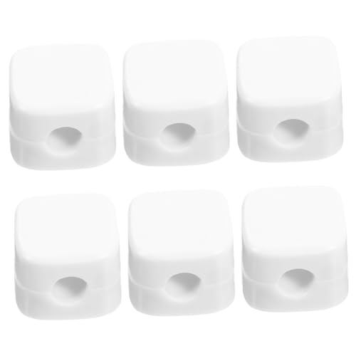 ROMISBABA 6 Stück Kabelclips Selbstklebend Verstellbare Kabelhalter für Kabelmanagement Kabelorganisator für Haushalt Büro und Reise Praktischer Drahtorganizer Weiß von ROMISBABA