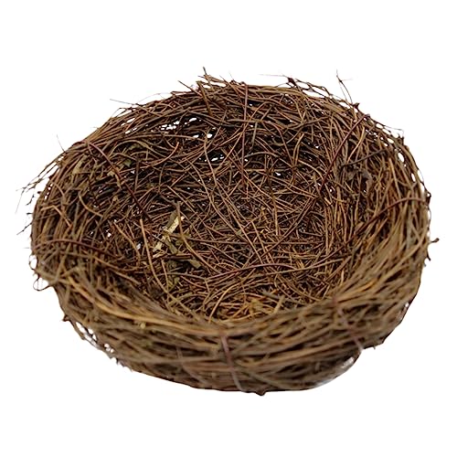 ROMISBABA 6 Stück Künstliche Rattan Vogelnester Teiliges Dekorative Nester für Bastelprojekte Ostern und Partys Naturgetreue Deko für und Außenbereich ROMISBABA 6 Stück Künstliche Rattan Vogelnester Teiliges Dekorative Nester für Bastelprojekte Ostern und Partys Naturgetreue Deko für und Außenbereich von ROMISBABA