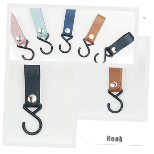 ROMISBABA 6 Stück Pu beschichtete Haken Verschluss Robuste Camping Hängeschlaufen Windfeste Aufhängehaken für Zelt Kochgeschirr Kleidung Leicht Kompakt für Outdoor Reise von ROMISBABA