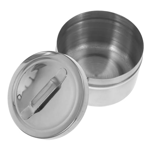 ROMISBABA 6 Stück Teiliges Edelstahl Baumwollpad Wattestäbchen-aufbewahrungsglas mit Luftdichtem Deckel Sterilisierbarer Baumwollball-behälter für und Bad Robustes Metall-organizer ROMISBABA 6 Stück Teiliges Edelstahl Baumwollpad Wattestäbchen-aufbewahrungsglas mit Luftdichtem Deckel Sterilisierbarer Baumwollball-behälter für und Bad Robustes Metall-organizer von ROMISBABA