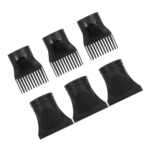 ROMISBABA 6 Stück Teiliges Haartrockner Düsen Konzentrator und Diffusor Aufsätzen Schwarzer Kunststoff Gleichmäßige Hitzeverteilung Schnell Trocknend Geeignet für Lockiges Haar Salon und ROMISBABA 6 Stück Teiliges Haartrockner Düsen Konzentrator und Diffusor Aufsätzen Schwarzer Kunststoff Gleichmäßige Hitzeverteilung Schnell Trocknend Geeignet für Lockiges Haar Salon und von ROMISBABA