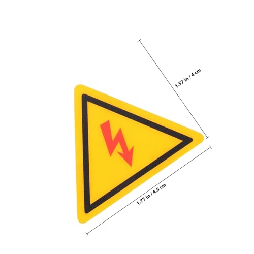 ROMISBABA 6 Stück Teiliges Hochspannungs warnaufkleber aus PC material Ölbeständig Selbstklebend und Reißfest Dreieckige Sicherheitsmarkierung für Elektrische Schaltkästen und ROMISBABA 6 Stück Teiliges Hochspannungs warnaufkleber aus PC material Ölbeständig Selbstklebend und Reißfest Dreieckige Sicherheitsmarkierung für Elektrische Schaltkästen und von ROMISBABA