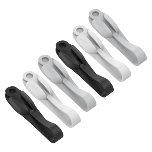 ROMISBABA 6 Stück Teiliges Kabel Organizer mit Starkem Selbstklebendem Schaumstoff Vielseitiger Kabelhalter für Datenkabel und Haushaltsgeräte Einfache Kabelaufbewahrung und Kabelwicklung von ROMISBABA